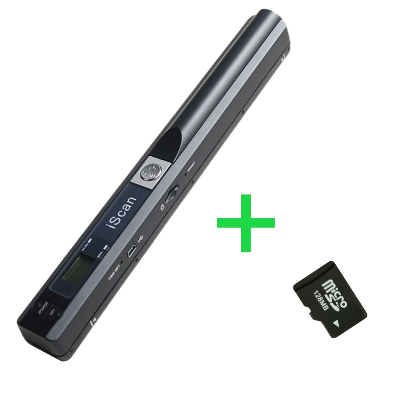 Top iScan Mini Portable Scanner 900DPI LCD Display JPG/PDF Format Document Image Iscan Handheld Scanner A4 Book Scanner