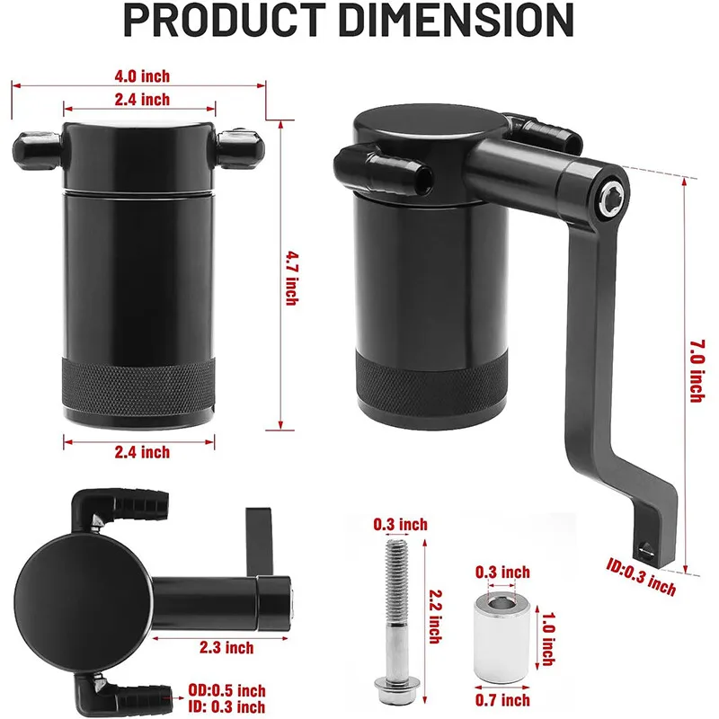 Kit de lata de captura de aceite de palanquilla de 6,4 L, soporte HEMI Z de 5,7 para Dodge Charger Challen 11-21