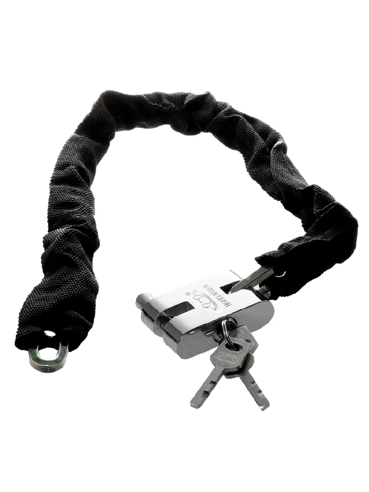 AliExpress NONE Bike Lock 83CM Metal Anti-Theft MTB Road Bike Heavy Duty Safety Lock Motorcycle Padlock Bicycle Chain Lock With Key Easy To Use