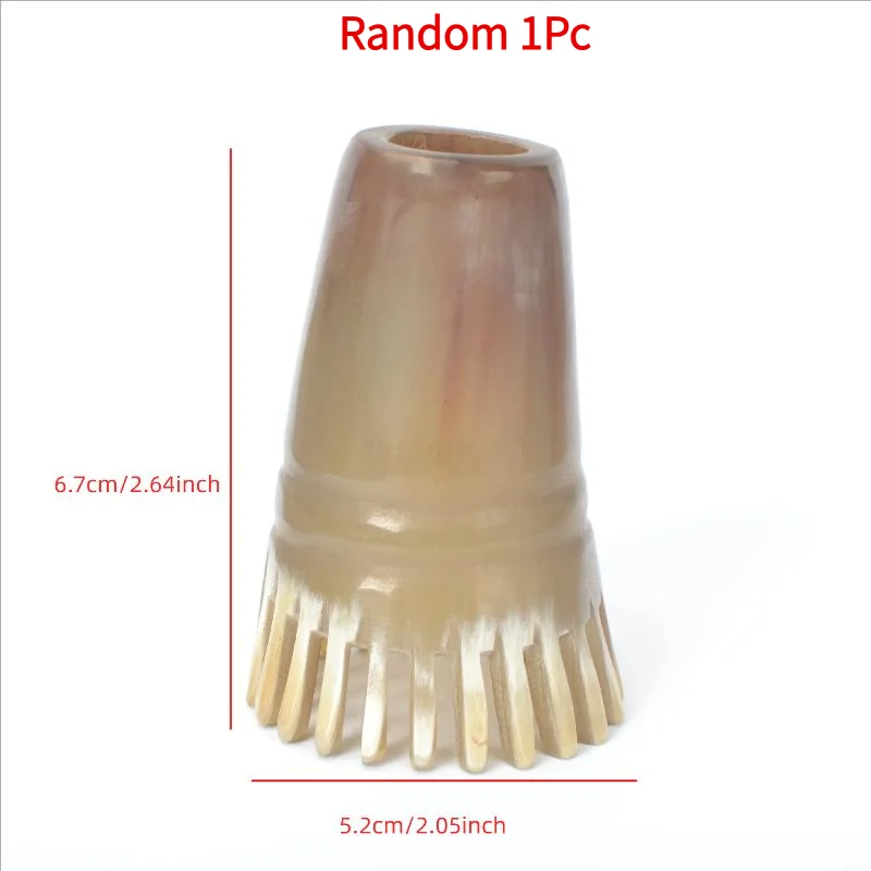 1PC Wide Tooth Massage Comb Scalp Brush Horn Combs Gua Soother Ergonomic Handle Detangle Hair Dandruff Removal Massager For Home