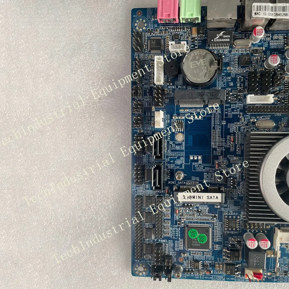 ITX-1037T-6C8U Industrial Control Motherboard Test OK