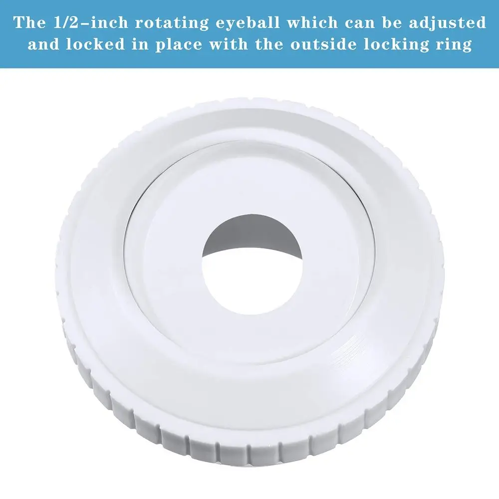 Universal Swimming Pool 1/2 inch opening Pool Return Fittings Water Outlet Nozzles Flow Inlet Fitting Pool Jet Nozzles