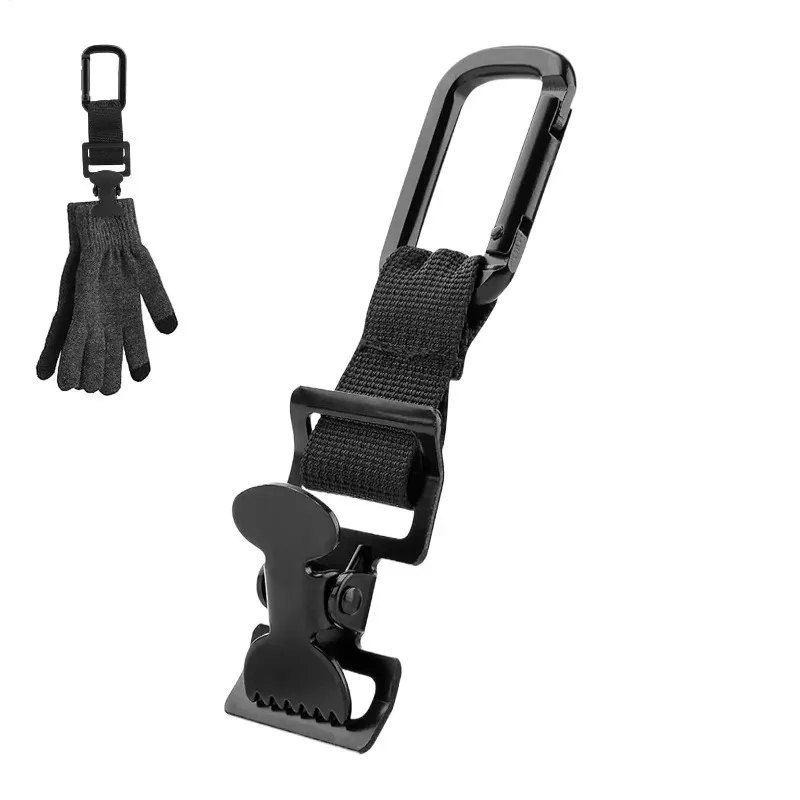 Serrated Work Gloves Clips Heavy-Duty Mitten Hanger & Safety Clamp For Belt, Construction, Warehouse & Welding, Glove Holder