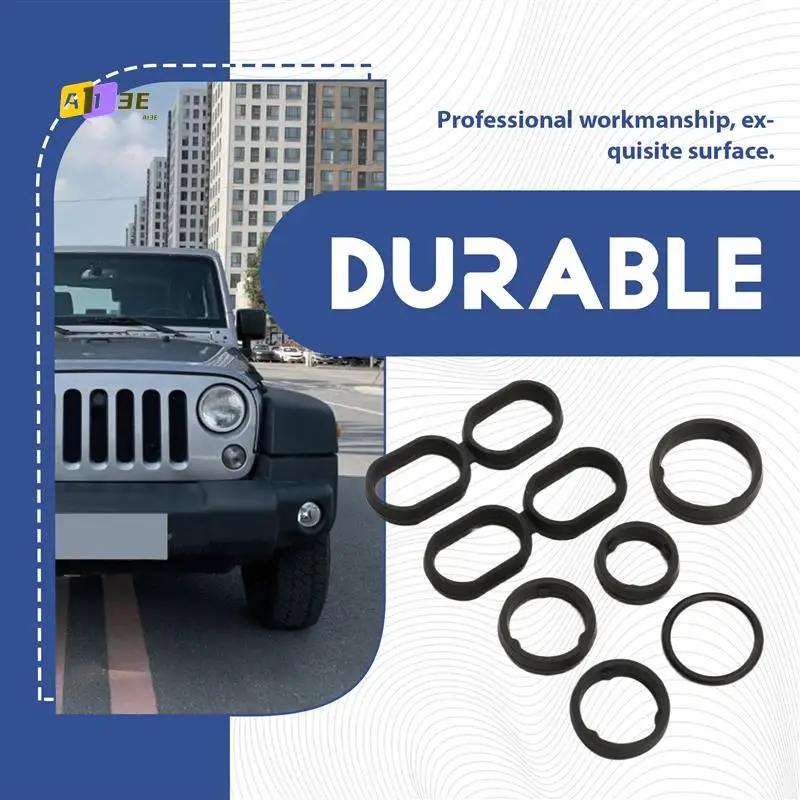 

A03E-адаптер корпуса масляного радиатора, шайба 68191356AA для Jeep Wrangler Grand Cherokee 2014-2023, уплотнительная прокладка