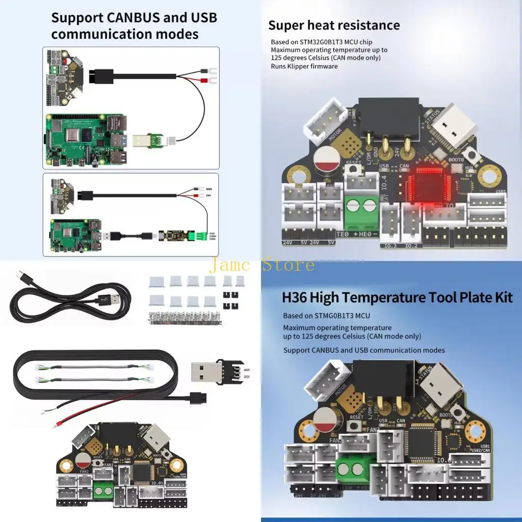 

LX0B H36 Printer Klipper Canbus Support Canbus и USB -соединение