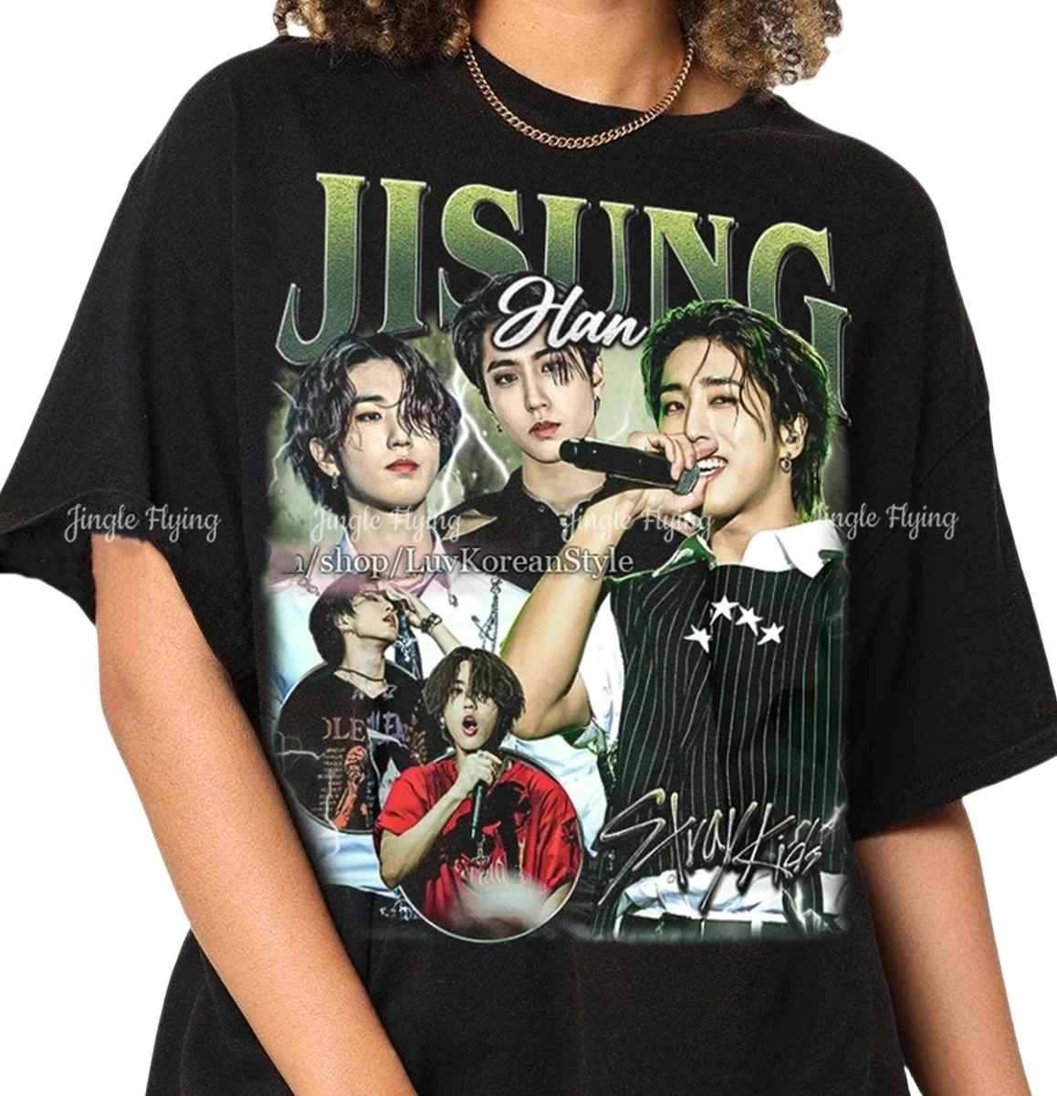 Limited Han Jisung Kpop Tshirt Vintage Tribute estetica felpa retrò girocollo felpa regalo personalizzato per le donne