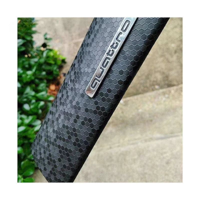 New carbon fiber vinyl honeycomb blue card film tattoo car wrap matte finish