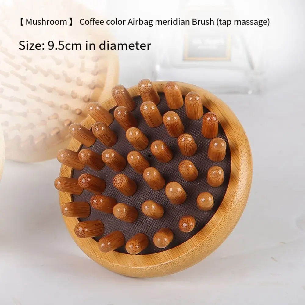 Anti-static Air Cushion Massage Comb Handheld Portable Acupoint Meridian Brush Wide Teeth Hairdressing Scalp Massage Brush