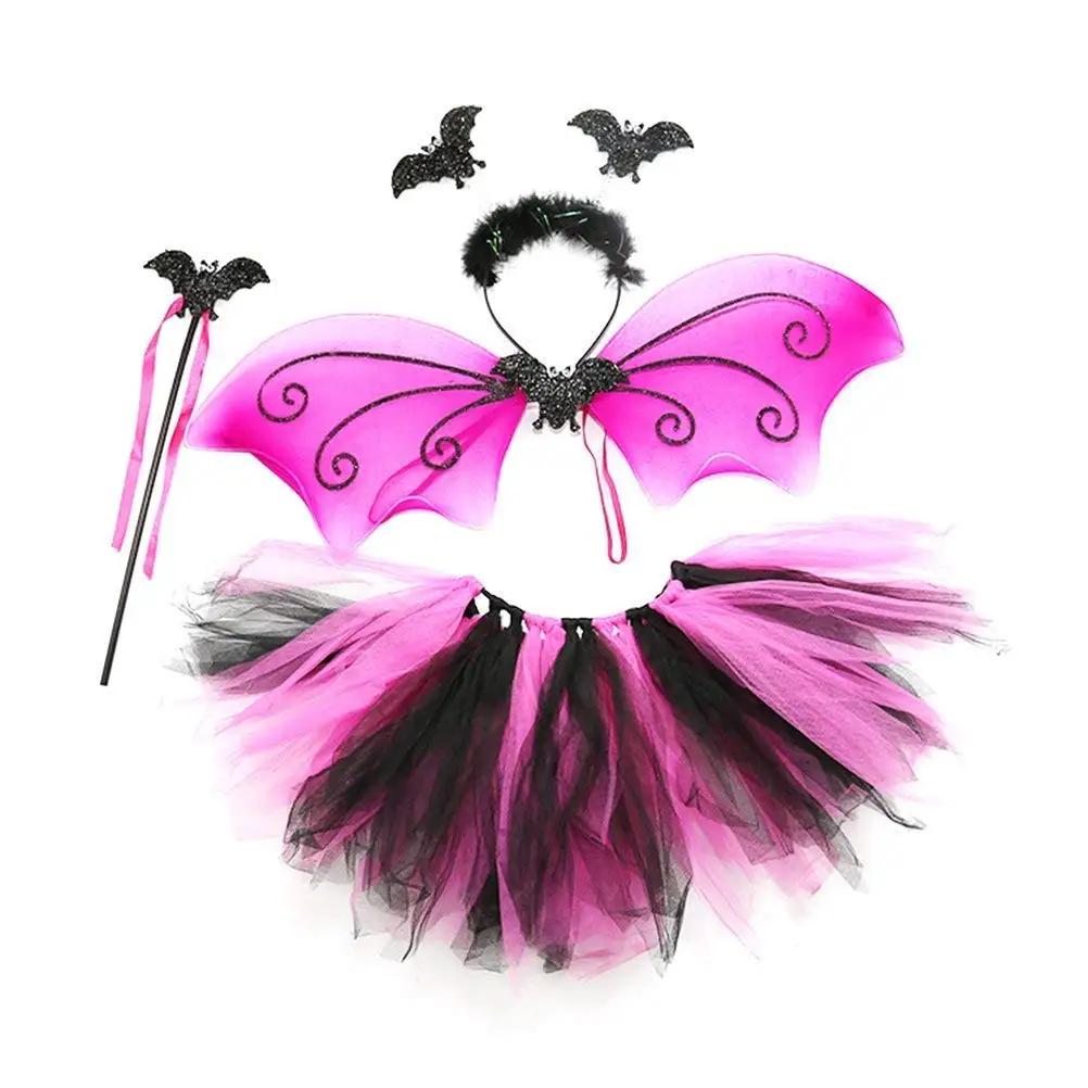

Infant Bat Wing Tutu Skirt Set For Fairy Carnival Costume Outfit New Arrival 2026