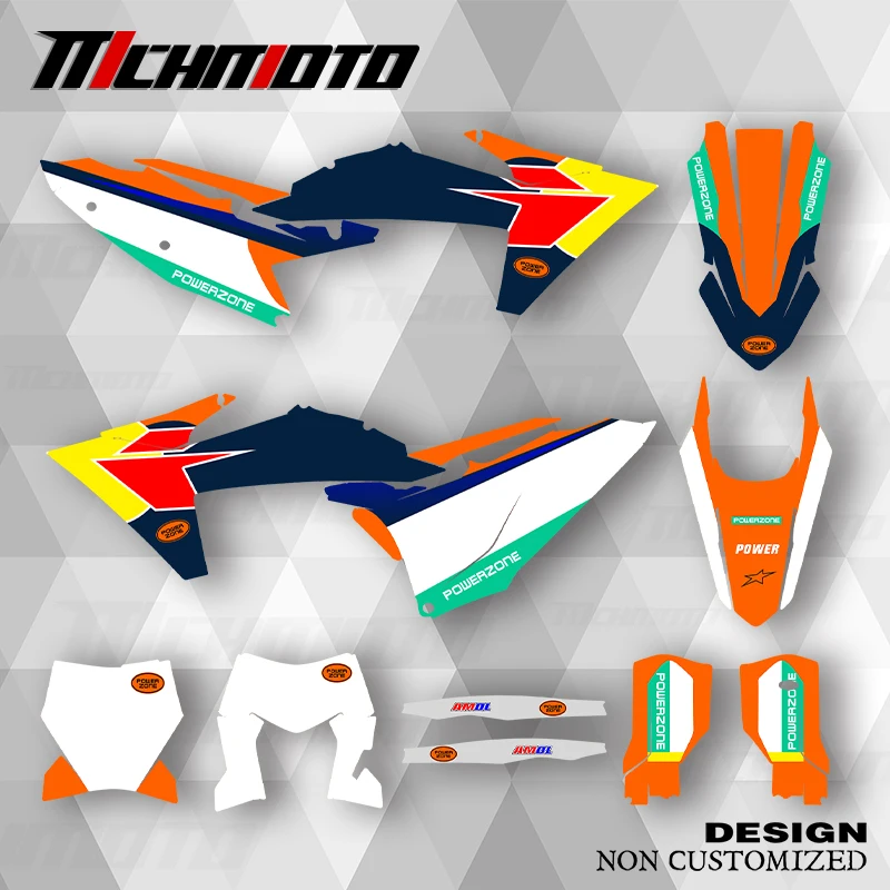 

MCHMFG для KTM SXF 2023 2024 2025 EXC 2024 2025 2026 новый стиль графические наклейки наборы наклеек