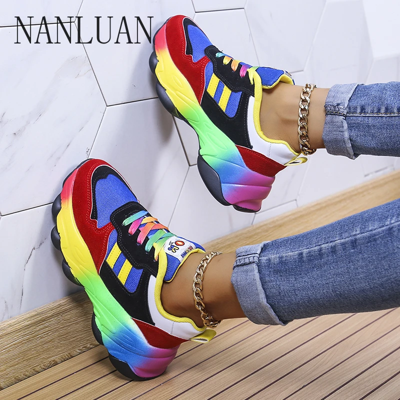 

2024 Boutique Autumn High-quality Single Shoes, New Thick-soled Breathable Women's Shoes, Fashionable Lace-up Casual Shoes