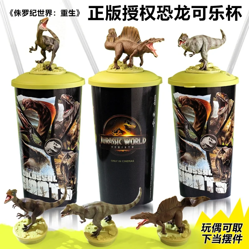 

New In Stock Genuine Rebirth Rex Topper Cup Blue Tumbler Dinosaur Egg Popcorn Bucket Exclusive Movie Cinema Gifts Boys Toy