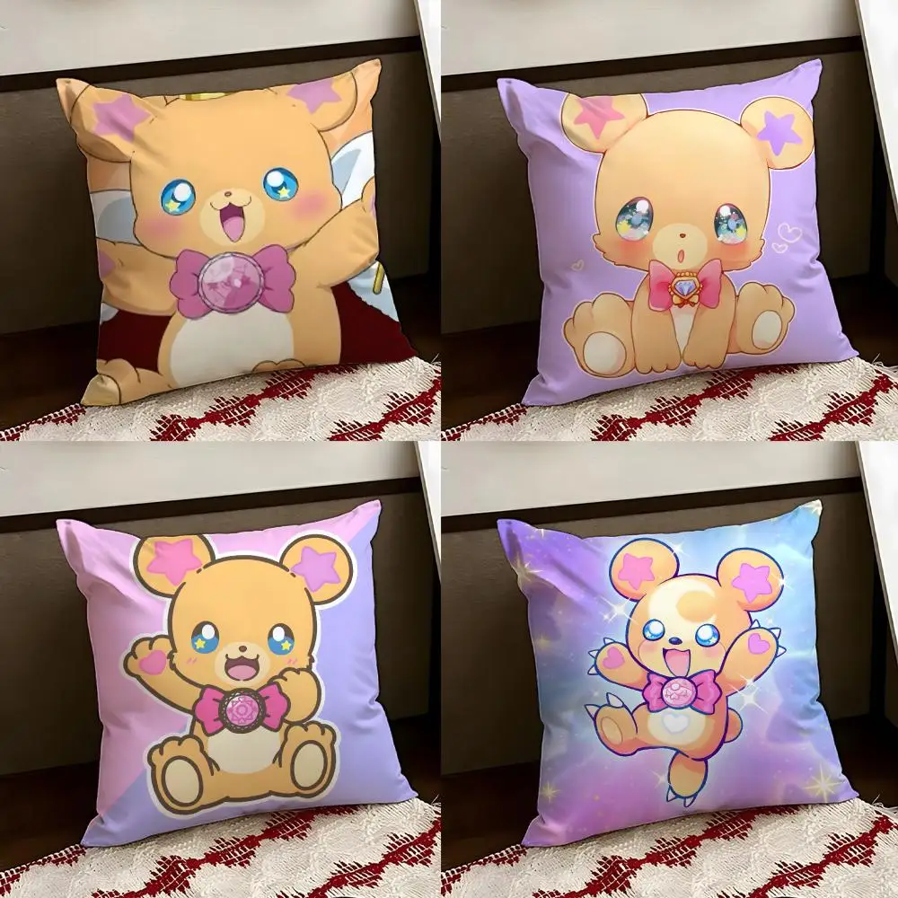 

Чехол для подушки с изображением аниме-персонажа M-Mofurun, двусторонний, мягкий, прочный, для дома и автомобиля, универсальный, для ежедневного комфорта