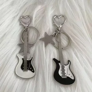 Y2K Guitarra Amor Coração Chaveiro para Homens e Mulheres, Star Sweet Chaveiro, Pingente de Moda na Moda Rock Punk, Acessórios Vintage Presente, Legal 8 principais vendas piper chaveiro - №6