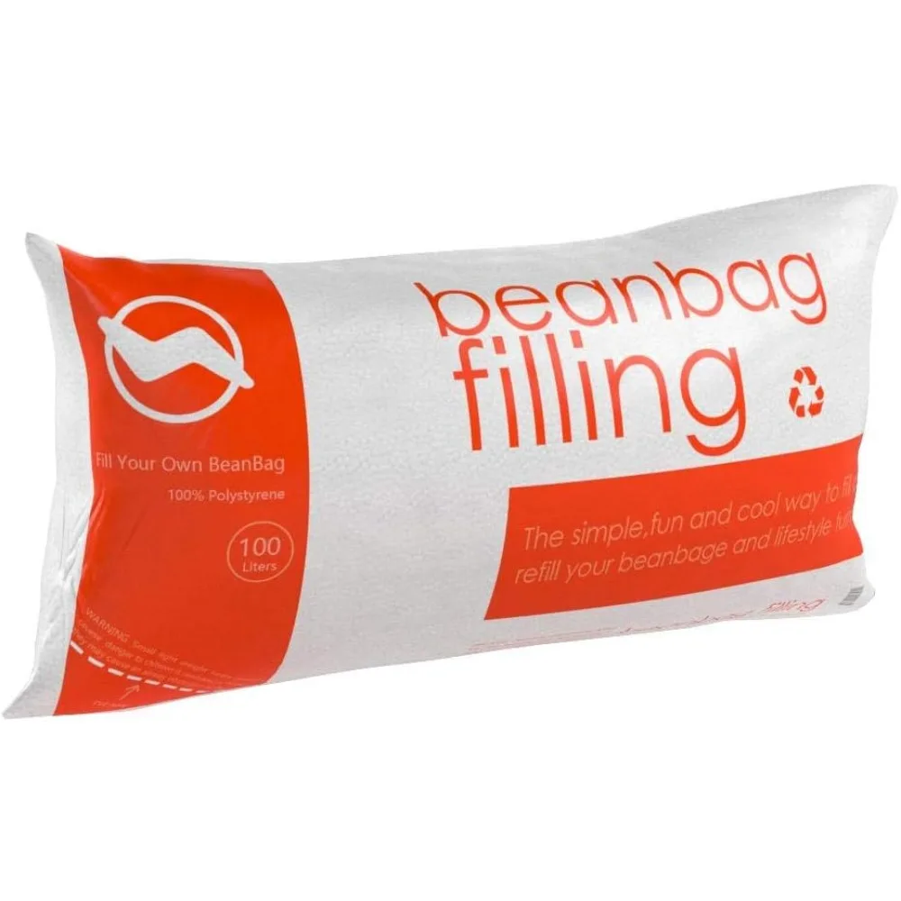 فاصوليا البوليسترين البديلة من بيج جو بين لأكياس الفول والفنون، 100 لتر #4