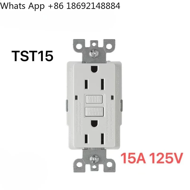 American standard GFCI leakage protection socket with protective door 15A/20A 125V spot