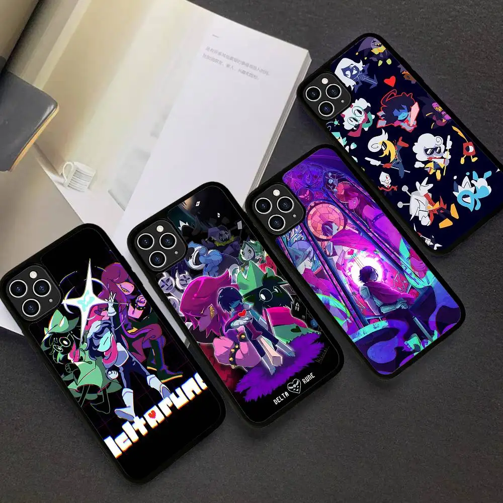 

D-deltarune Game For IPhone 17 16 15 14 13 12 11 Mini Pro Max Plus PC+TPU Back Phone Cover