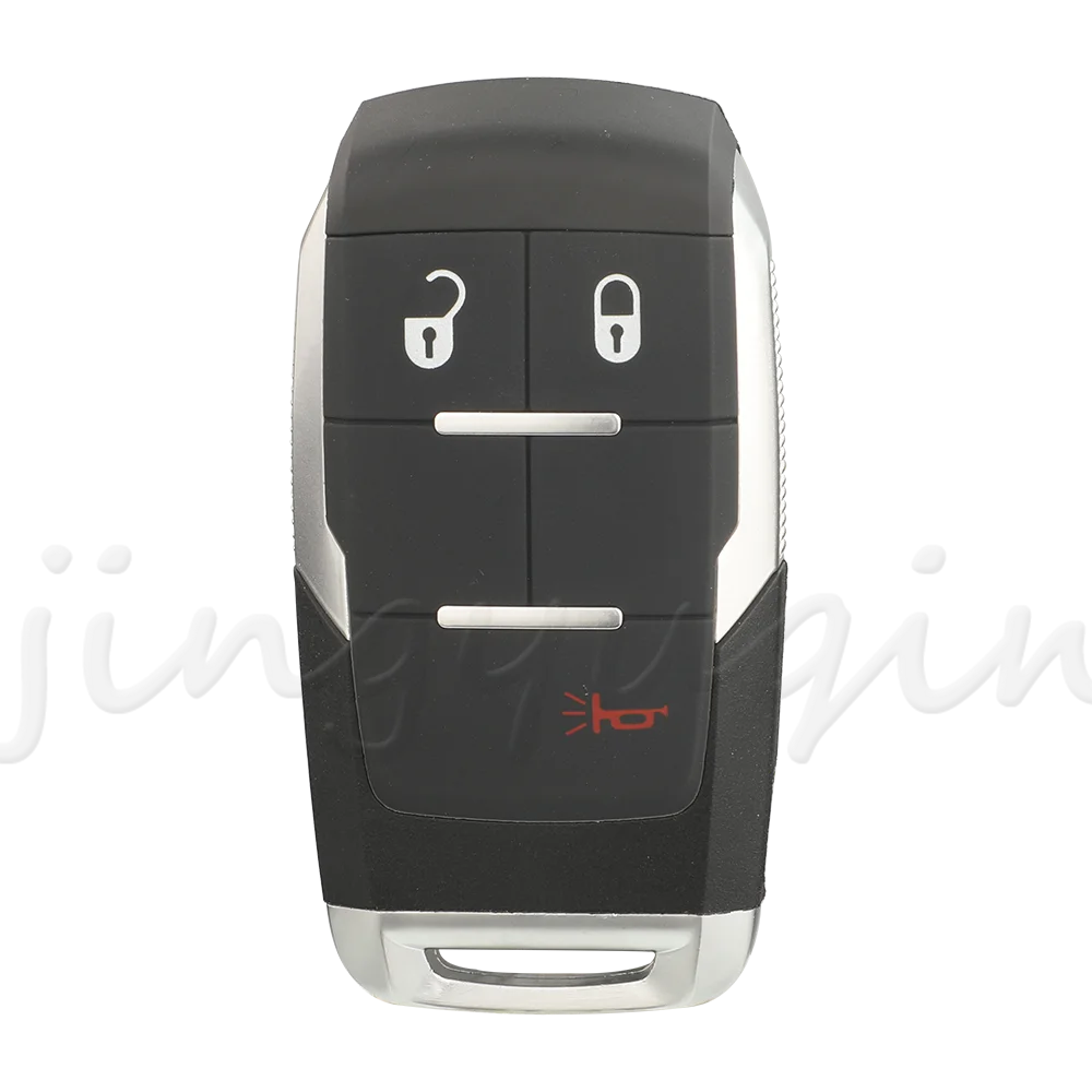 Jingyuqin para Dodge RAM, FCCID:GQ4-76T, ID4aChip, frecuencia: 433mhz 1/3/4/5 botones nuevo producto tarjeta inteligente control remoto llave de coche