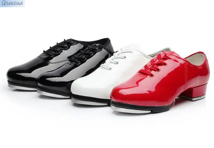 Tap Dance Shoes for Men Women Children Adult Models Soft-Soled Dance Shoes Lace-Up