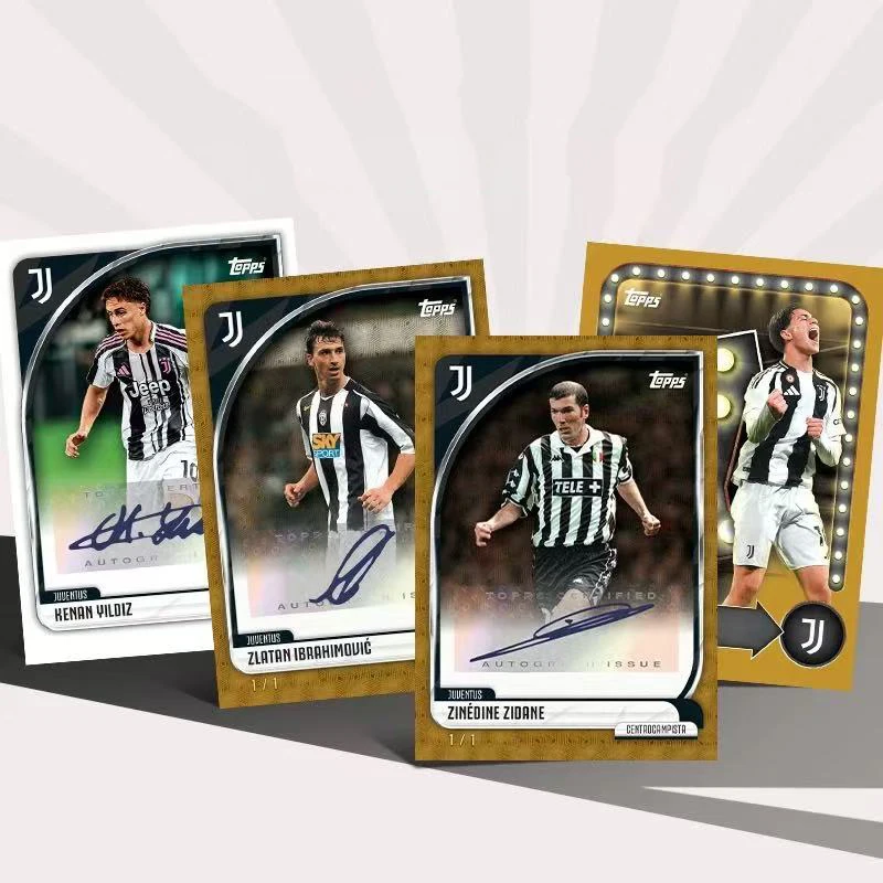 25/26 Topps ريال مدريد مانشستر يونايتد لكرة القدم فريق صندوق جامعي القصدير مجموعة بطاقات التداول في الأوراق المالية مروحة هدية