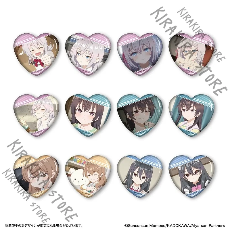 

Alya Sometimes Hides Her Feelings in Russian Badge Brooch Cosplay Alisa Mikhailova Kujou Emblem Breastpin Official Suo Yuki