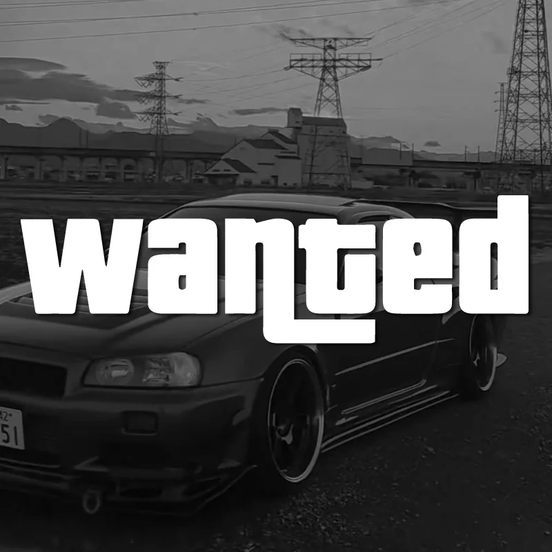

"Wanted"Stickers,funny and cool stickers For Cars, Trucks, Walls, Laptops, Windows, Motorcycles, Bumpers Or Crafts
