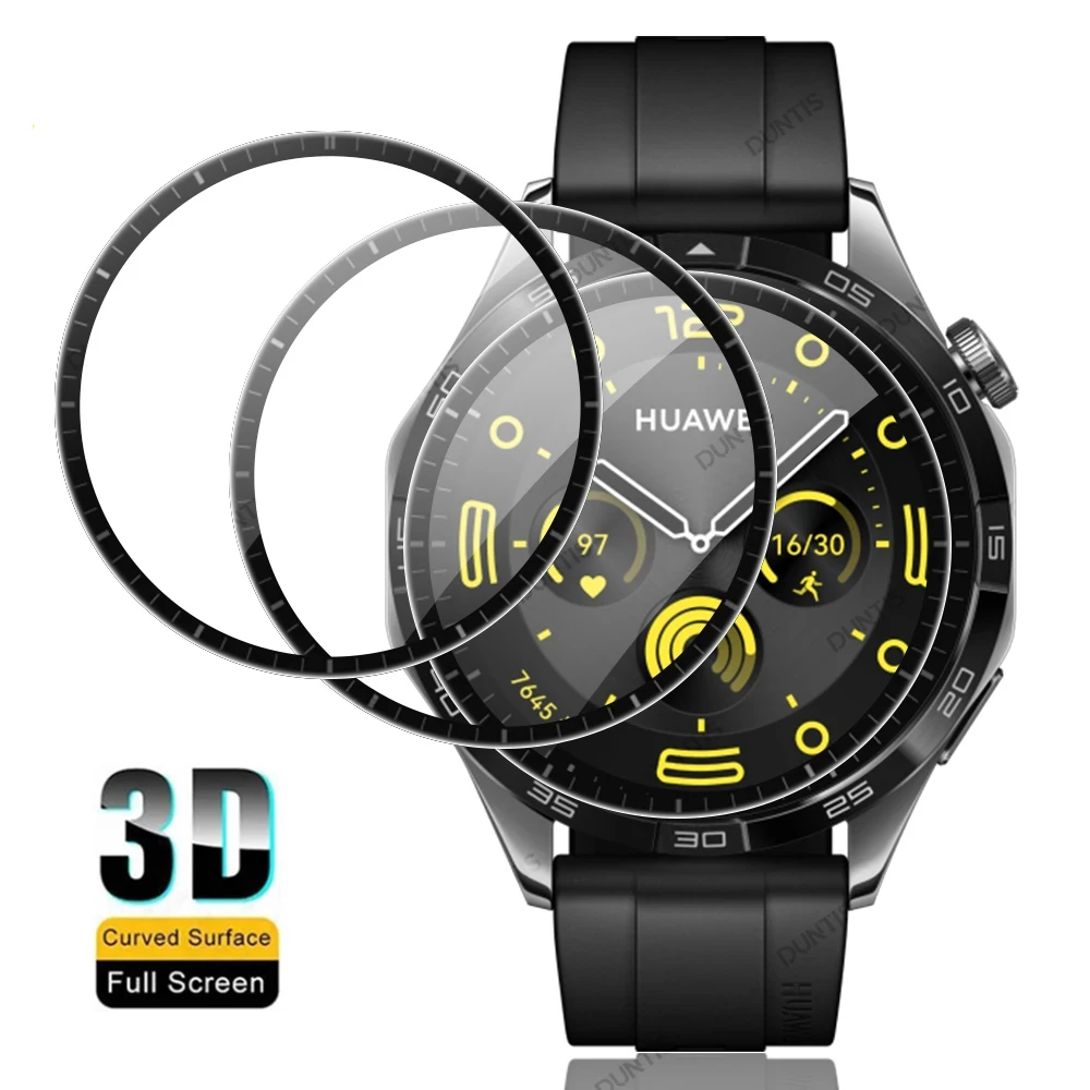 3D Curved Protective Film For Huawei Watch GT4 GT 4 46mm 41mm Full Screen Protector (Not Glass)