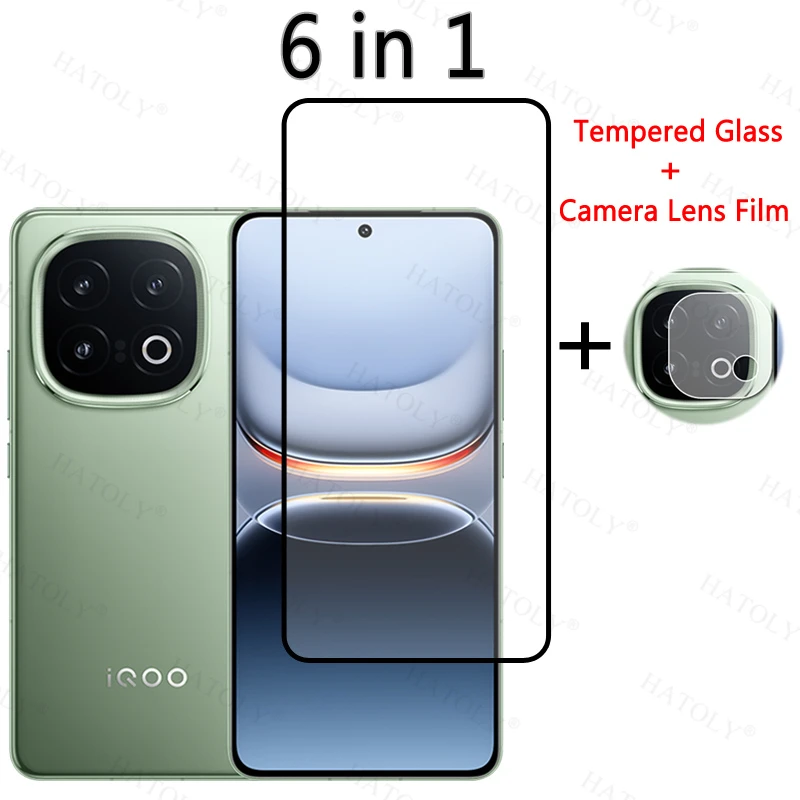 Full Cover Tempered Glass For Vivo iQOO 13 Screen Protector Camera Len Film Vivo iQOO 13 Glass For Vivo iQOO 13 Glass 6.82 inch