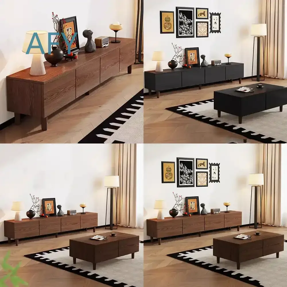 Mobile Modern TV Stand for Living Room Display with Luxury Drawers for Smart TV LED LCD Flat Screen 32 40 43 50 55 65 Inch