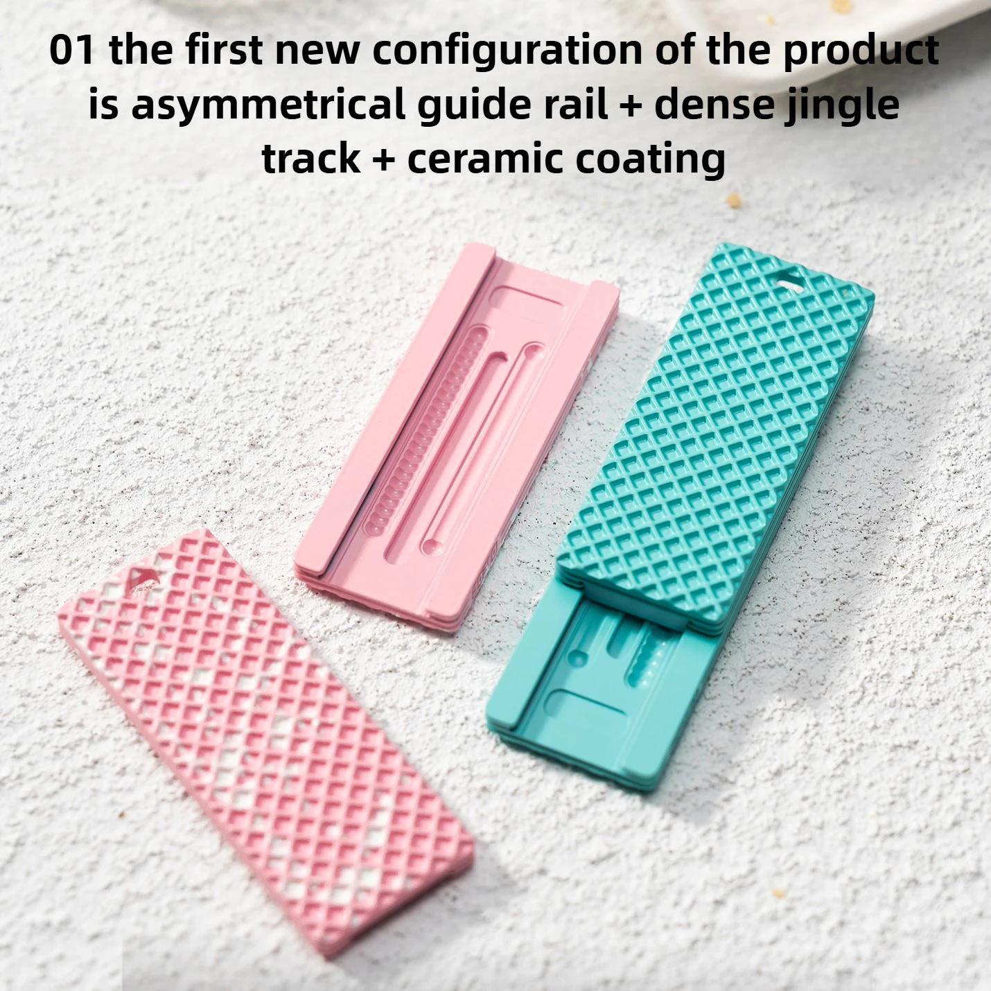 01EDC Wafer Kekse Ding Ding Edelstahl Keramik Beschichtung Mechanische Fingertip Push Karte Dekompression Desktop Spielzeug