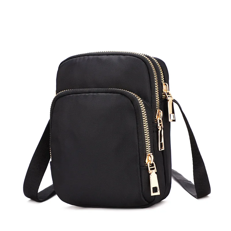 Women Shoulder Bag Casual Nylon Single Shoulder Bags Crossbody Bags Phone Holder Women Messenger Bag Travel Clutch Purse