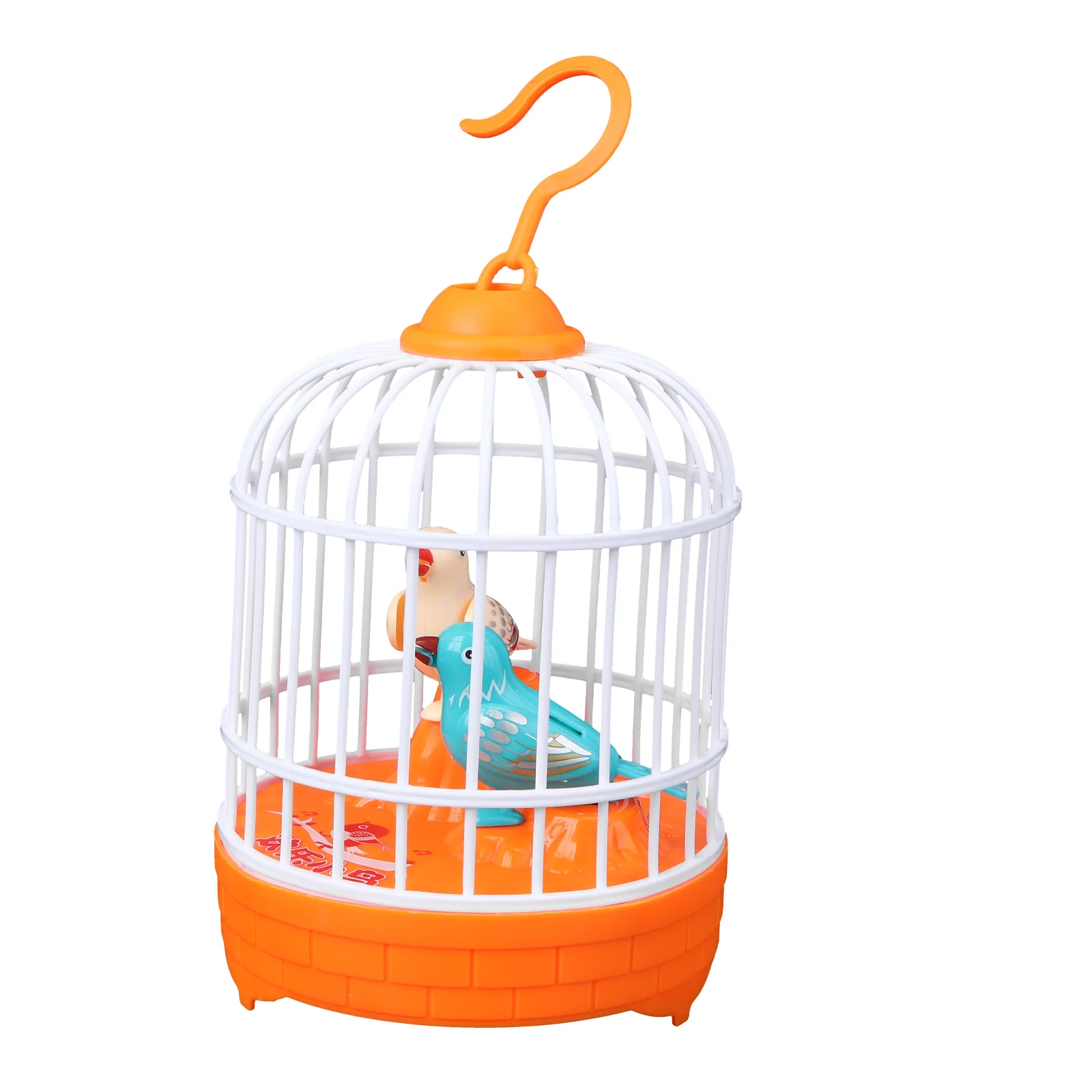 Simulated Bird Cage Toy Outdoor Children Birdcage Mini Gift Adventure Voice Control Plastic Imitation Entertainment Exploration