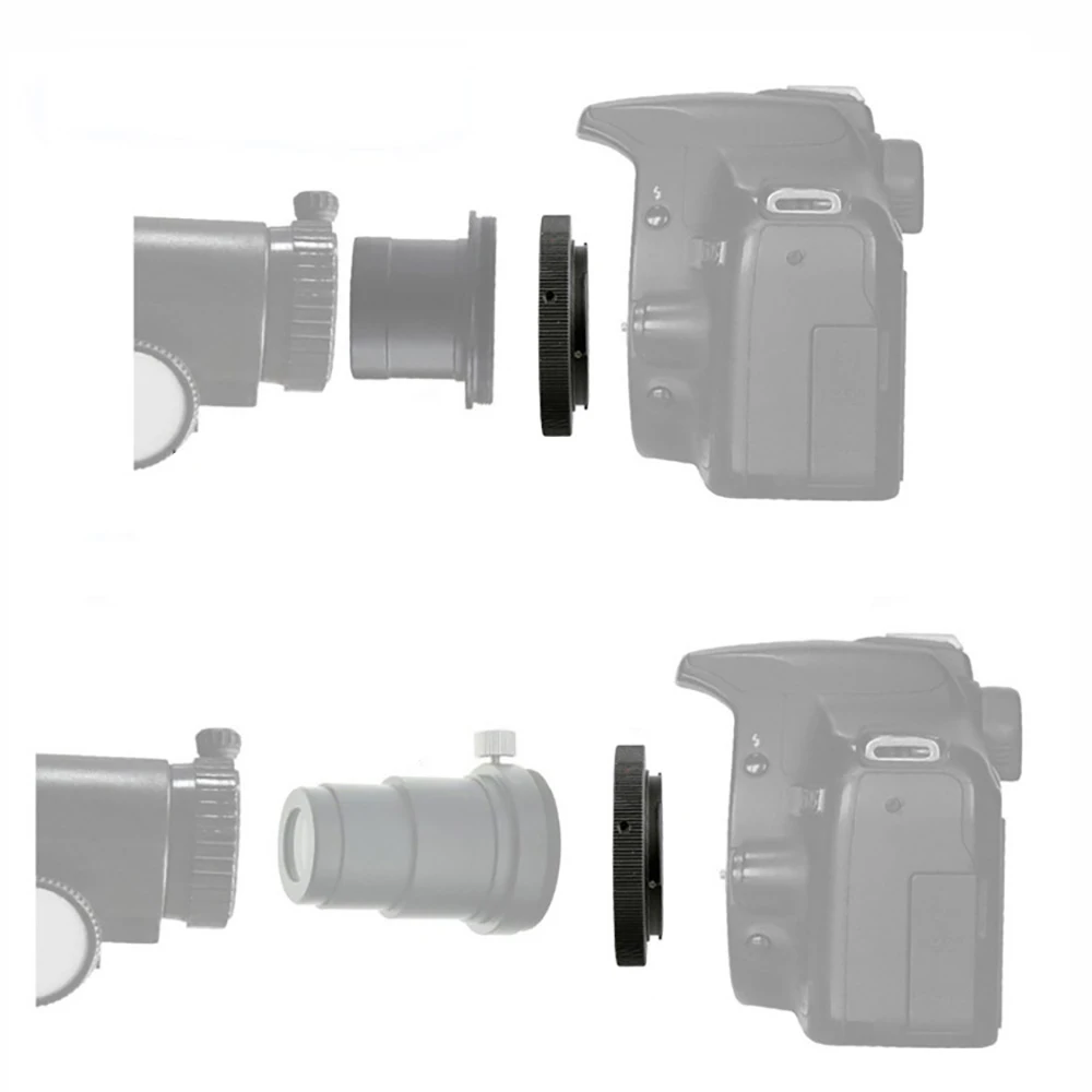 올림푸스 OM 마운트 어댑터 링, T2 (M42x 0.75) 망원경 렌즈, M4/3 아님, 풀 프레임 필름 카메라 OM1 등