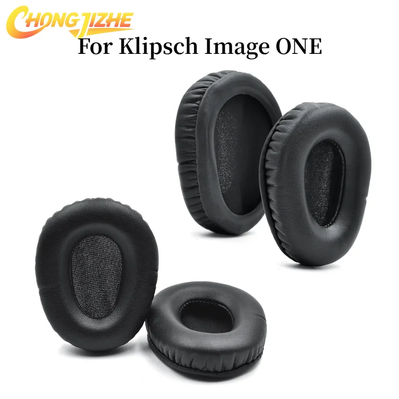 Almohadillas de esponja de memoria de piel proteica de repuesto para auriculares Klipsch Image ONE, almohadillas para los oídos, piezas de reparación de auriculares