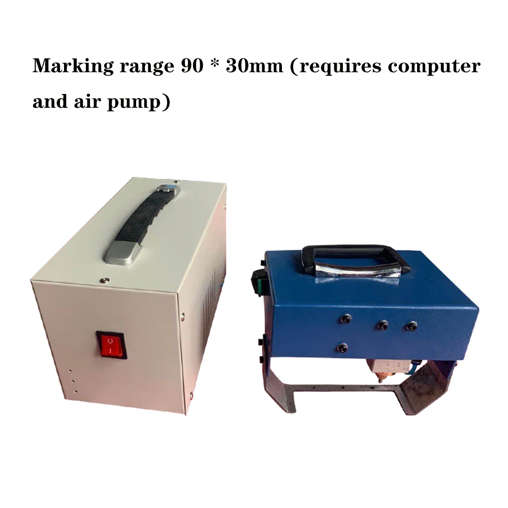 110V 220V Low Price Handheld Dot Peen Pneumatic VIN number Marking Machine Metal Work Marking  90*30mm