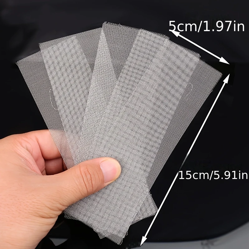 Automobile Bumper Stainless Steel Repair Mesh Plastic Crack Repair Mesh Welding Wire Mesh Net For Bumper Body Hood Vents 5x15cm