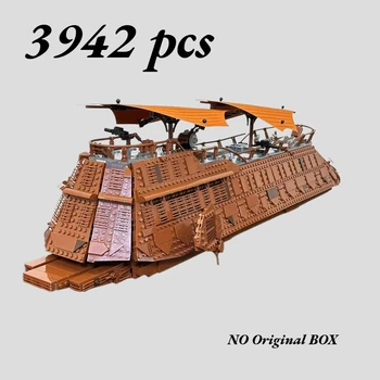 2025 New Ucs Jabba's Sail Barge Building Block Classic Sailboat Model