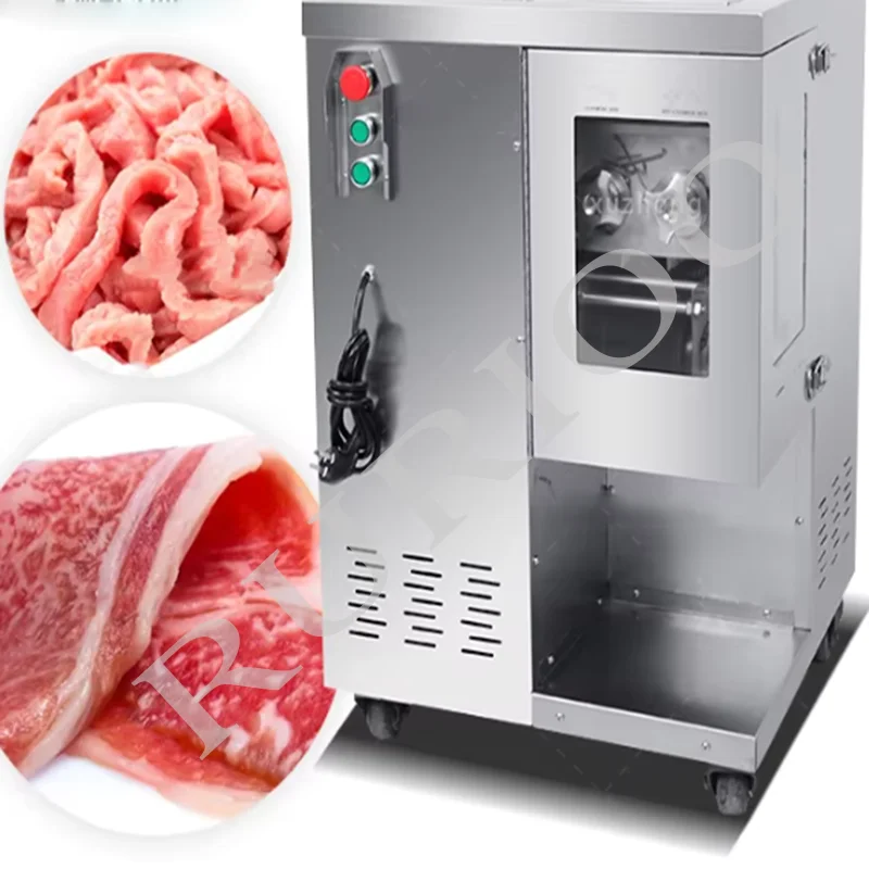 Meat Slicer Commercial Large Shredded Meat Cutting Machine One-Time Shredder