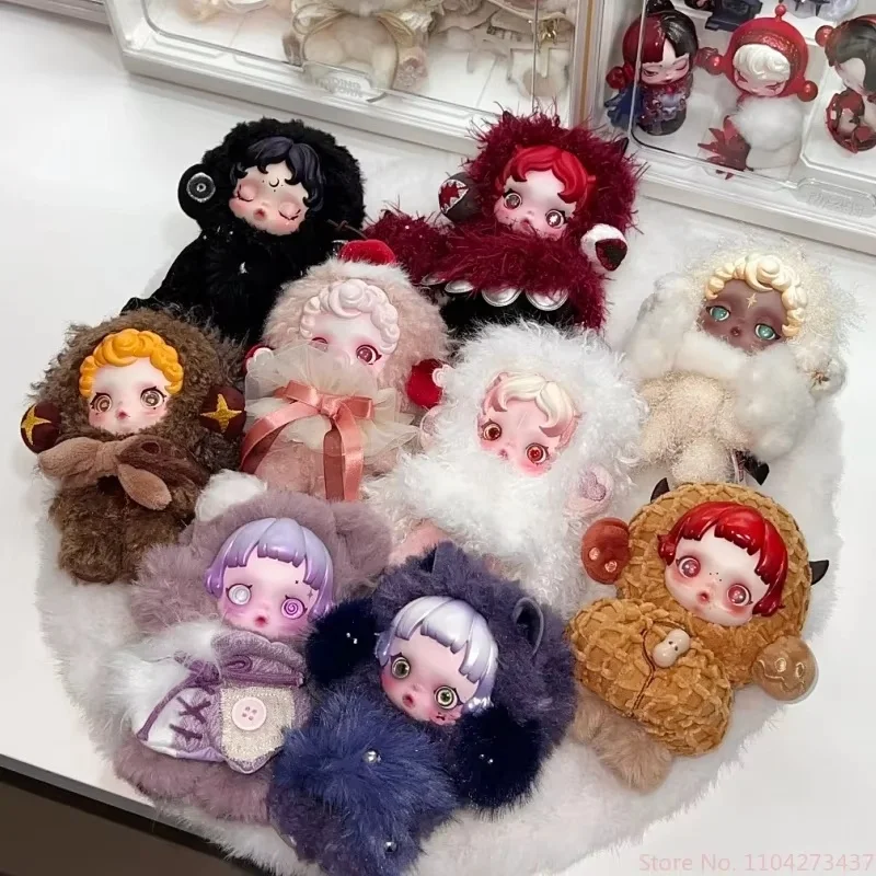 POP MART Skullpanda You Found Me! Serie Blind Box Puppe Anhänger Ornament Spielzeug Mystery Box Sammlerstück Überraschung Weihnachten Weihnachtsgeschenk