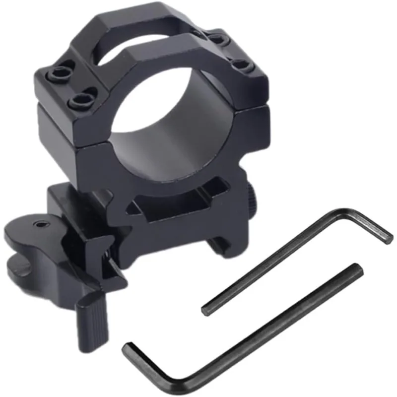 

25mm Quick Release Torch Fixed Holder Flashlight Mount Clamp with Stainless Steel Screws