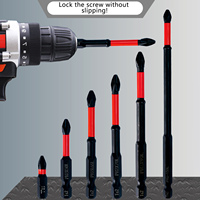 Magnetic Screwdriver set Anti-Slip Cross Drill Bits Hexagonal Handle Electric Screwdriver Bits for Electric Screwdriver
