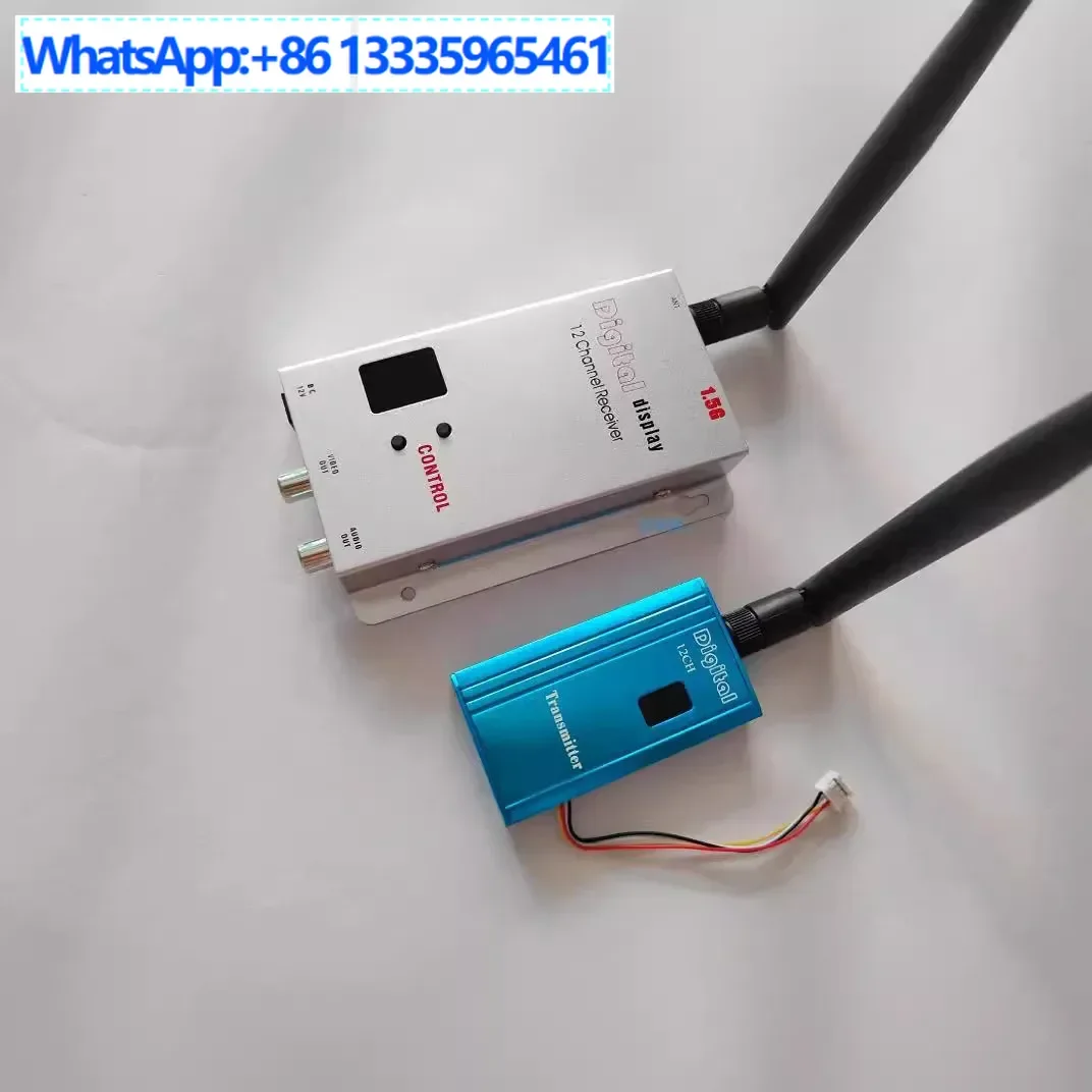 

FPV 1.5G1.5W Wireless AV Transceiver 1500MW Wireless Transmitter Receiver Set