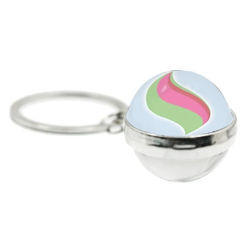 Pokémon Mega Stone Portachiavi Anime Creatività periferica Squisita tendenza versatile Portachiavi sferico Accessori regalo per cartoni animati