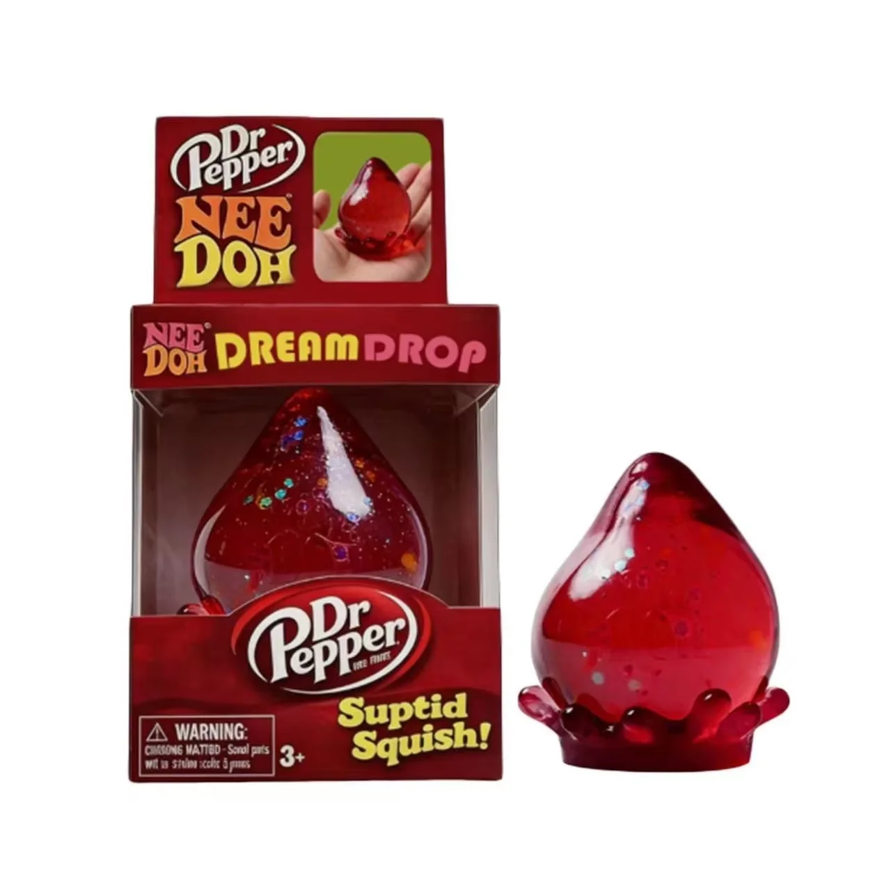 New Dr Pepper Nee Doh Squishy Cube Blind Box Soft Squeeze Fidget Toy Stress Relief Anti Anxiety Sensory Toy Adults Festival Gift - view 6