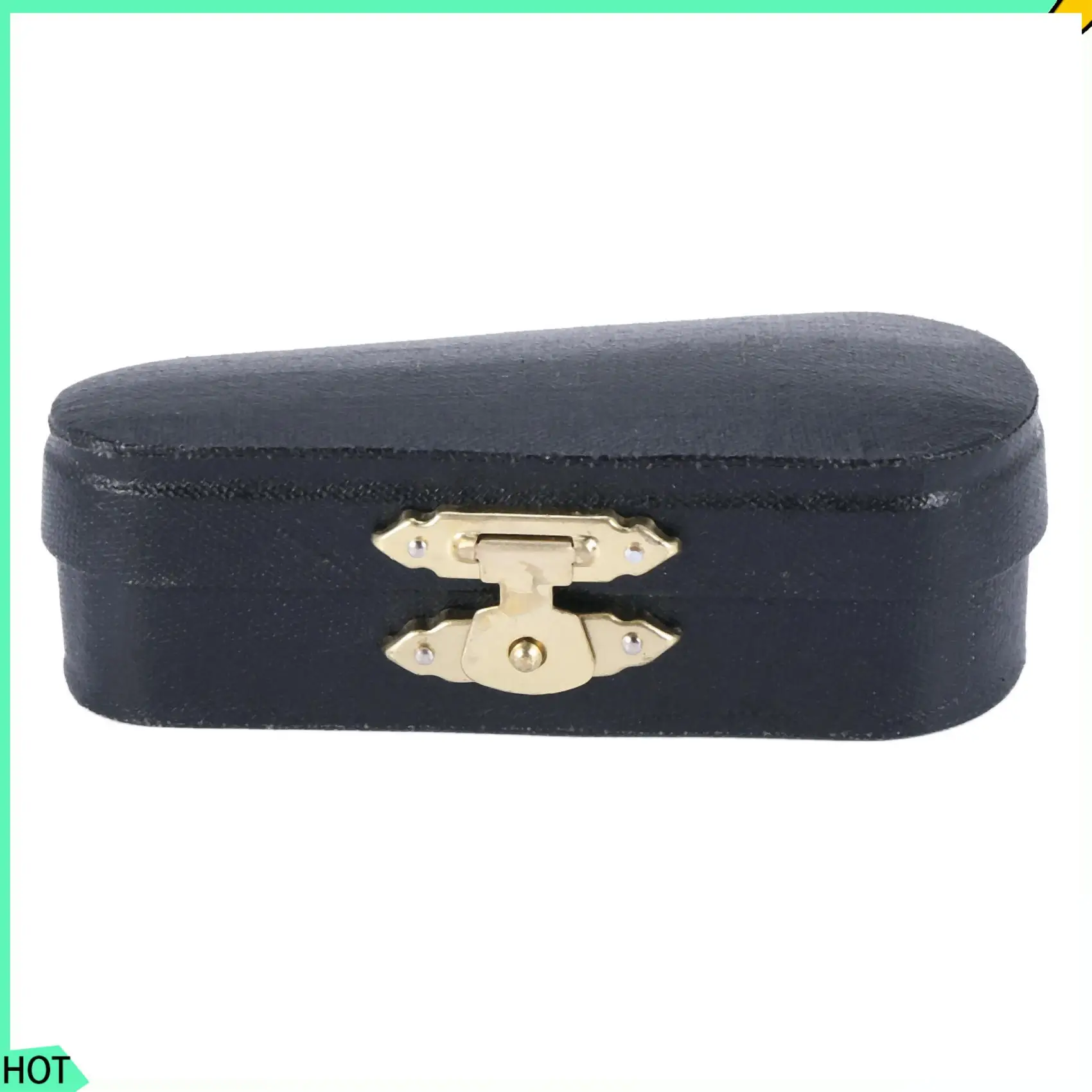 AWAH 2X Gifts Violin Music Instrument Miniature Replica With Case, 8X3cm