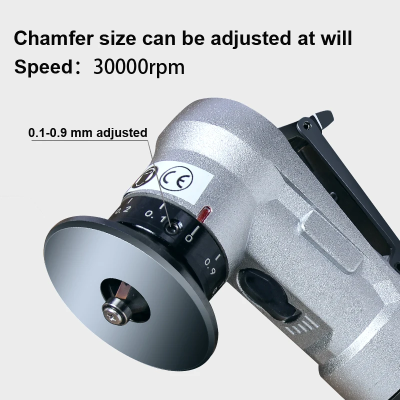 

MR-A100 High Speed 30000RPM Mini Pneumatic Chamfering Machine, Handheld Easy Operation Pneumatic Machine