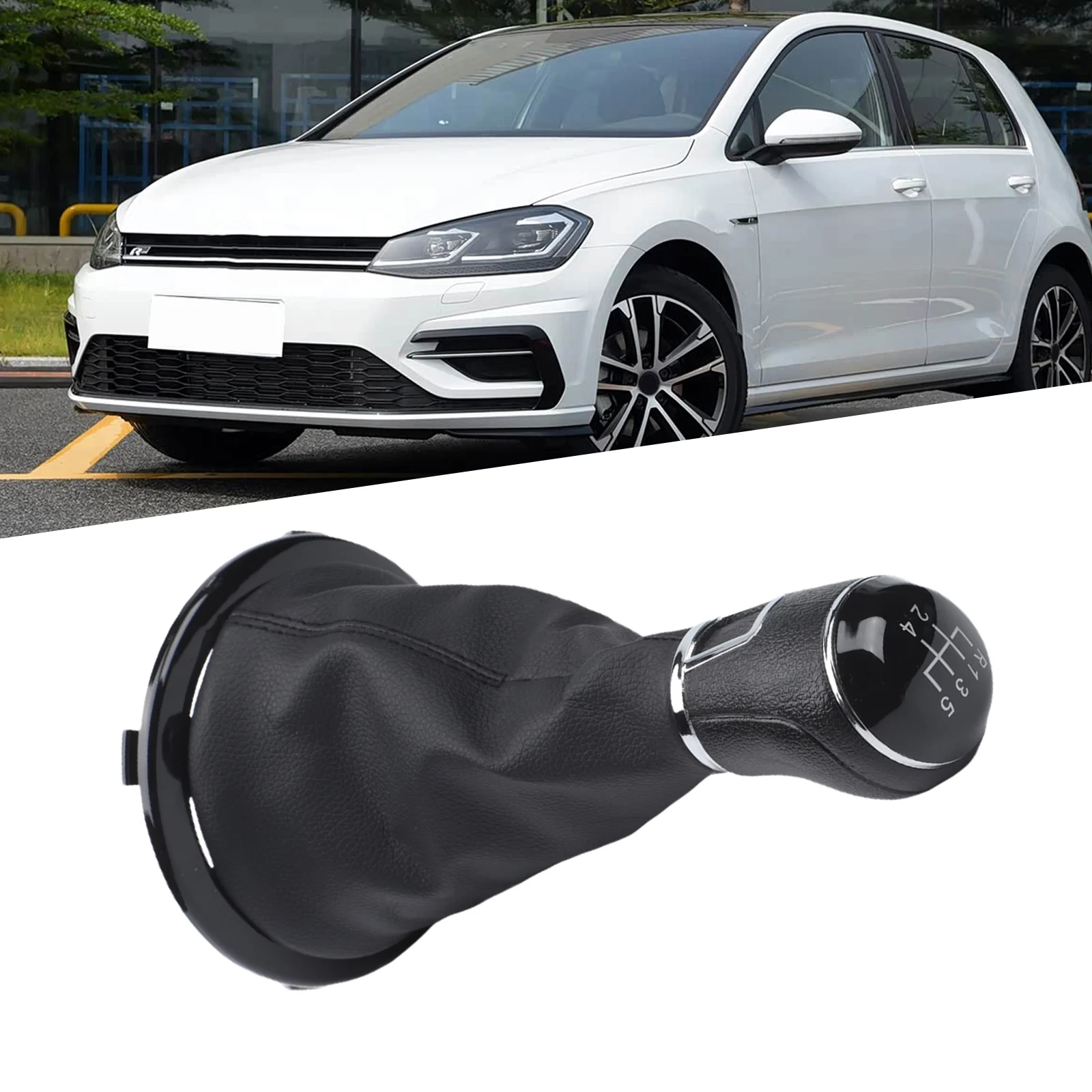 5-Speed Gear Shifter Handball Cover for For GOL For G5 For G6 Saveiro Vermelho 2009 to 2016 Manual Transmission Interior Fit