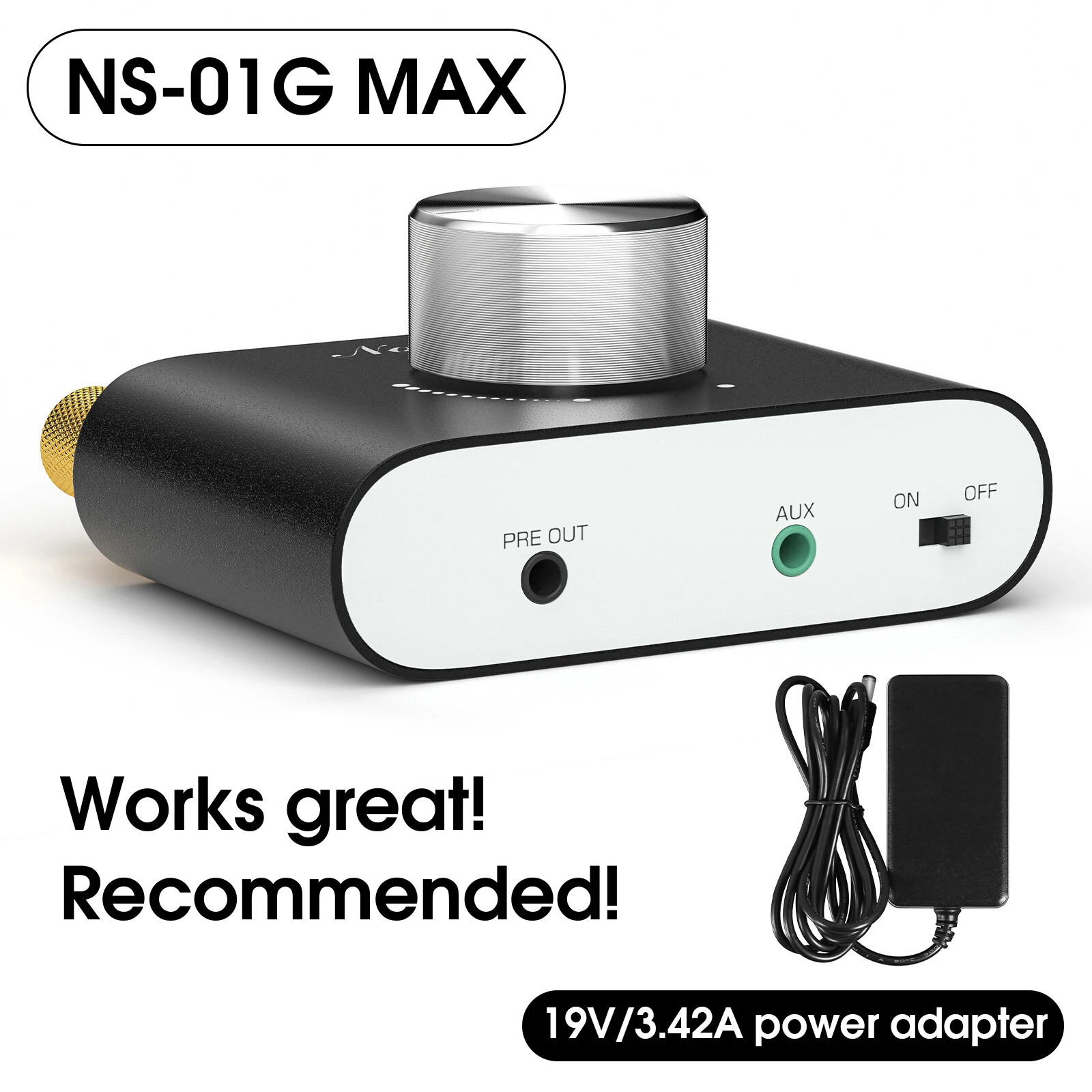 Nobsound NS-01G MAX Mini Digital Amplifier Bluetooth Receiver HiFi