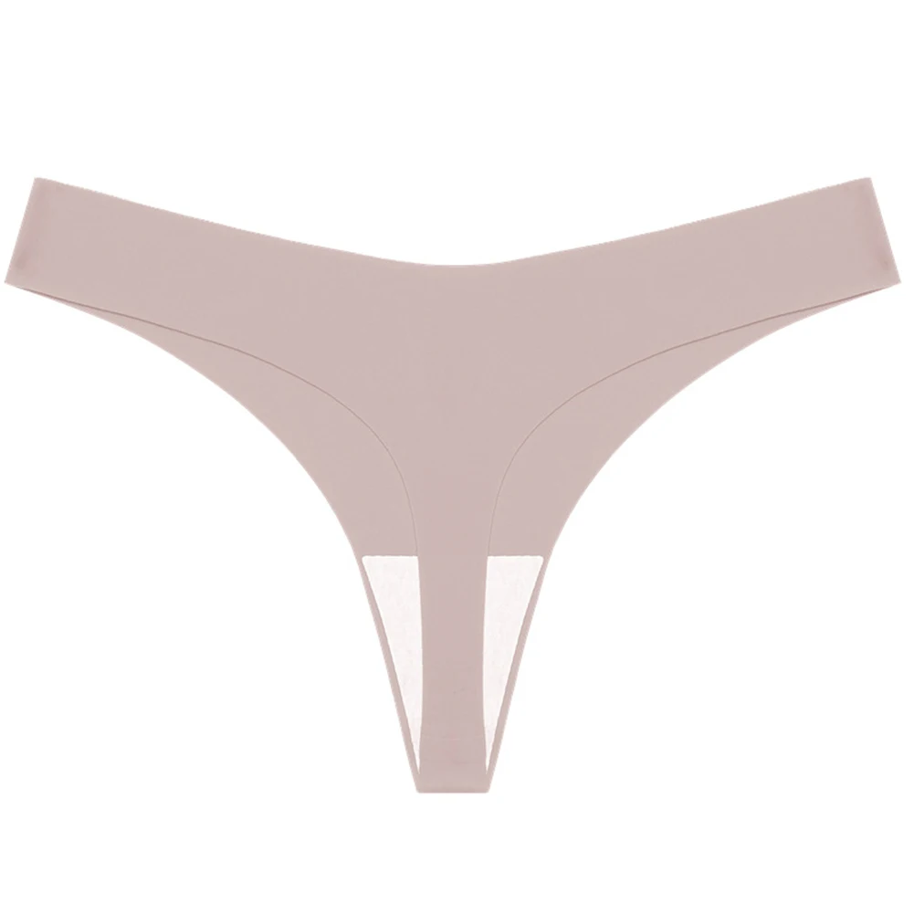 

Women's Sexy Underwear Low Waist G-strings Seamless Thongs Ladies Breathable Erotic Lingerie Quick Dry Underpants Thin Knickers