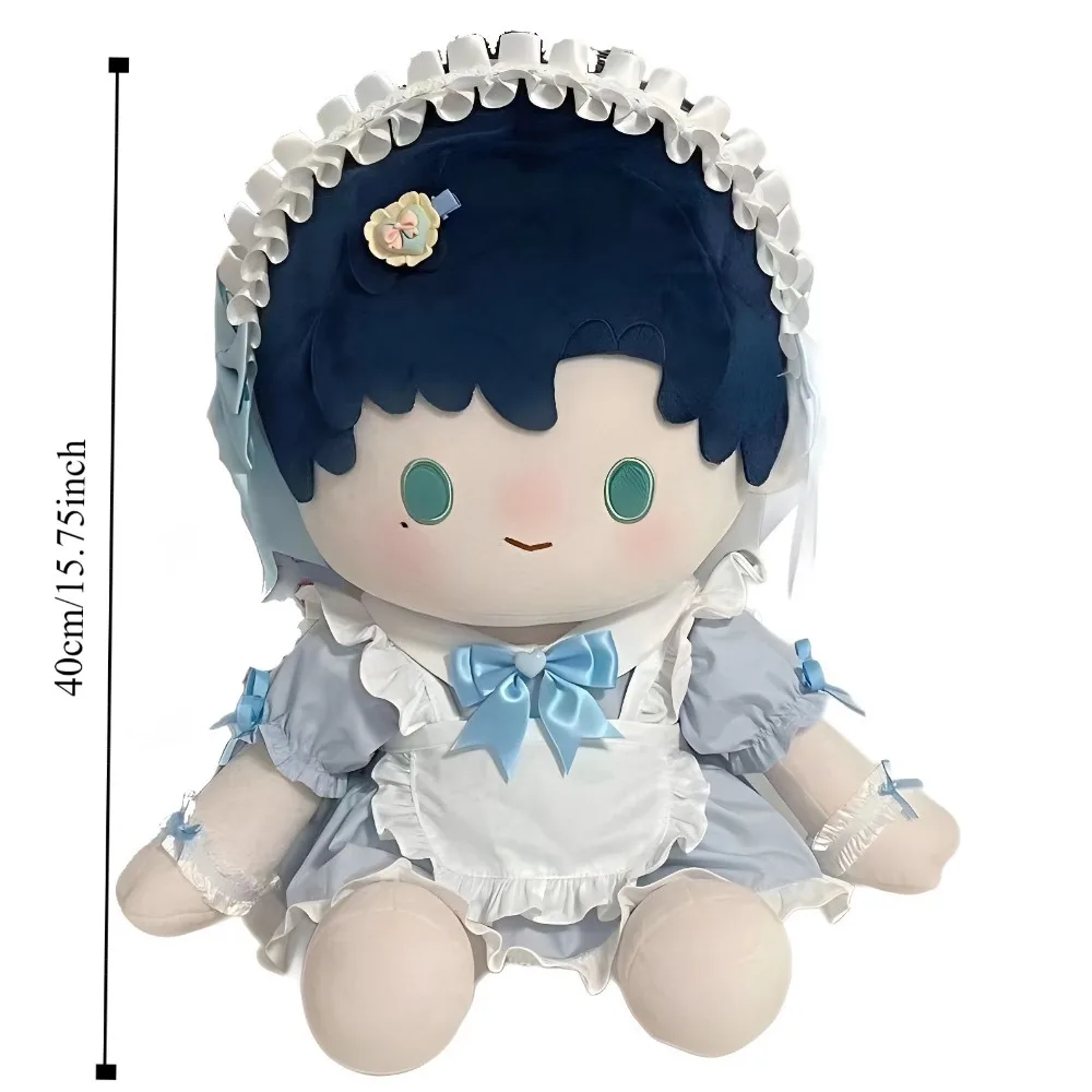 Vestido de novia de 40cm, ropa de muñeca de algodón, accesorios para muñecas, tocados, muñecas Idol, falda de gasa blanca, falda, muñeca de algodón relleno